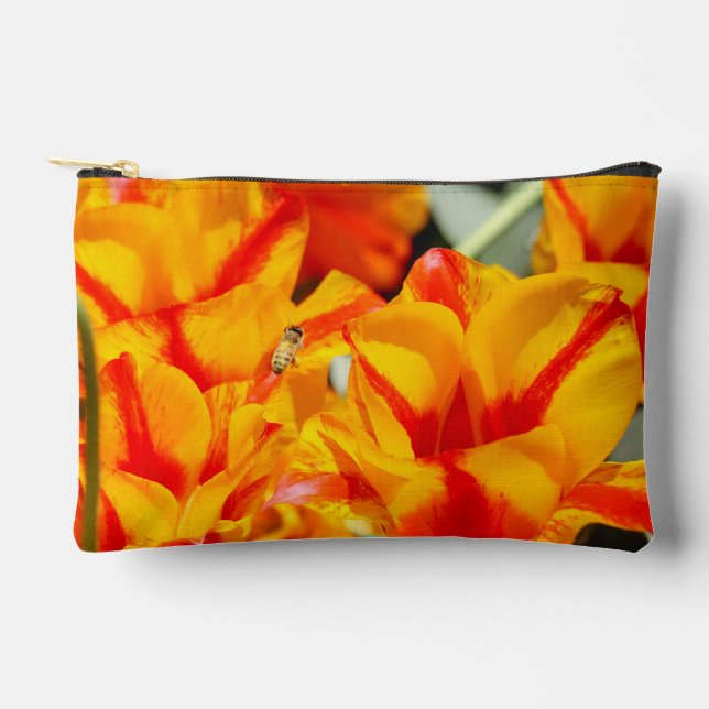 Sunny Honey Bee  Accessory Pouch (Front)