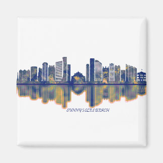 Sunny Isles Beach Skyline Magnet