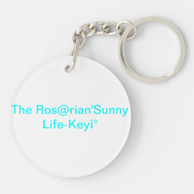 Sunny Key'Chain¡ Key Ring (Back)