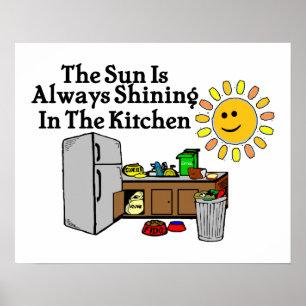 Sunny Kitchen Poster