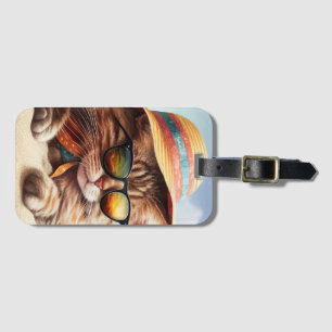 Sunny Kitty  Luggage Tag