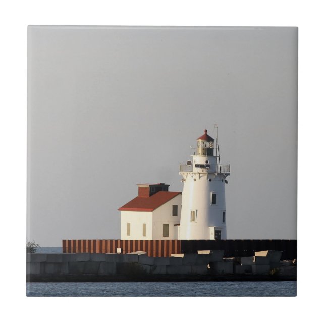 Sunny Lake Lighthouse Tile (Front)