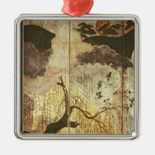 Sunny Landscape Metal Tree Decoration