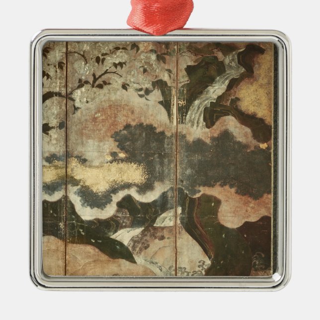 Sunny Landscape Metal Tree Decoration (Front)