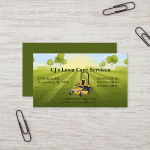Sunny Lawn Care Business Card
