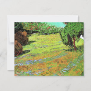 Sunny Lawn in a Public Park by Vincent van Gogh