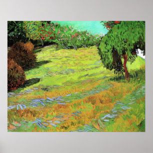 Sunny Lawn in a Public Park by Vincent van Gogh Poster