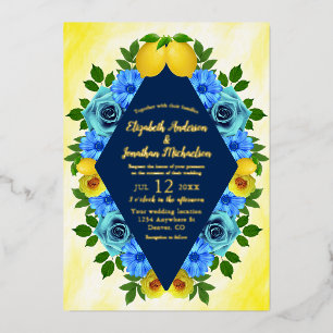 Sunny Lemon Floral Wedding