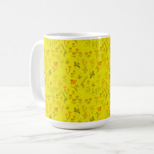 Sunny Meadow Flowers    Coffee Mug (Front Left)