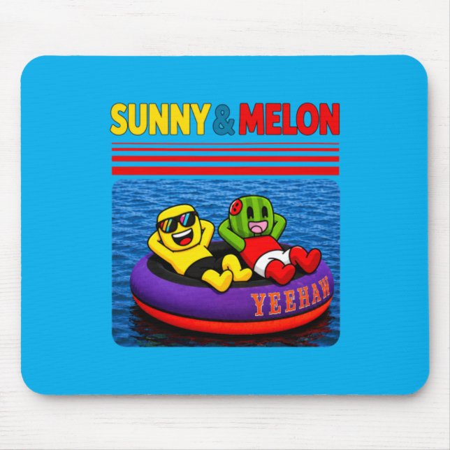 Sunny Melon Kids Design Mouse Mat (Front)