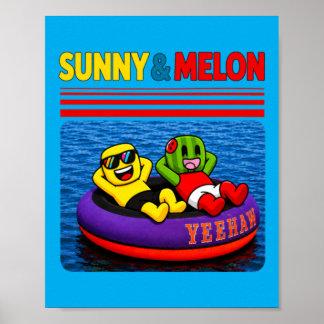 Sunny Melon Kids Design Poster