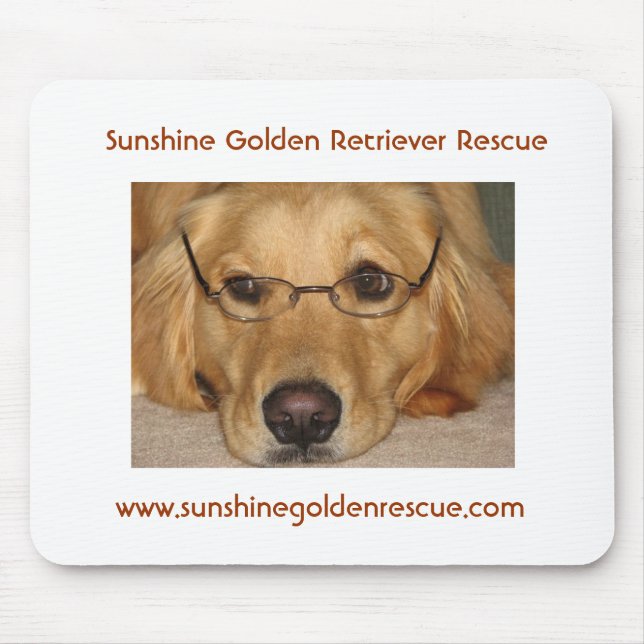 Sunny  Mousepad - SunshineGolden Retriever Rescue (Front)