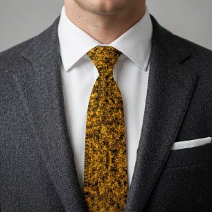 Sunny Mustard Speckle Tie