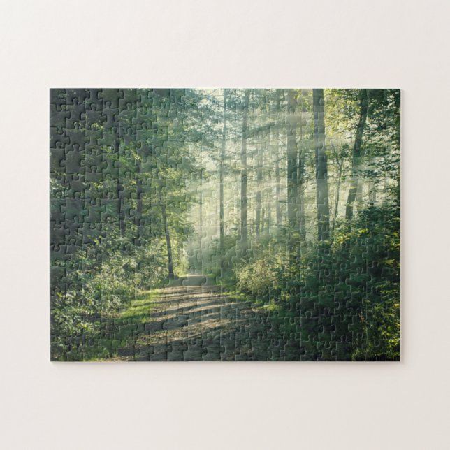 Sunny October Morning in Hamburg Jigsaw Puzzle (Horizontal)