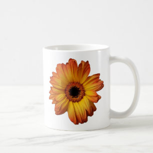 Sunny Orange gerbera flower bloom Coffee Mug