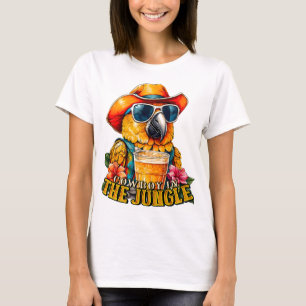 Sunny Parrot Cowboy in the Jungle T-Shirt