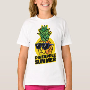 Sunny Pineapple: Summer Vibes with Sunglasses T-Shirt