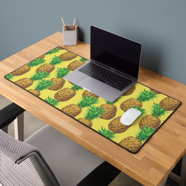 Sunny pineapples desk mat (Office 2)
