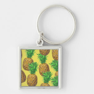 Sunny pineapples key ring