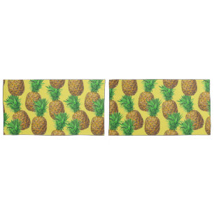 Sunny pineapples pillowcase