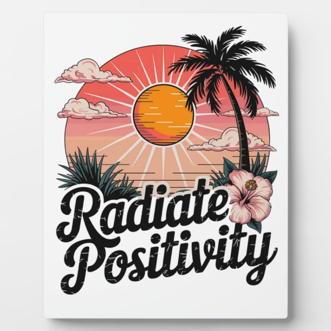 Sunny Positive Scene Plaque (Front)