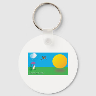 Sunny-Rainy Day Key Ring