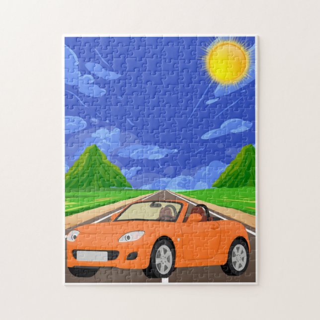 sunny ride jigsaw puzzle (Vertical)