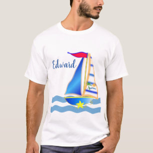 Sunny Sailing Day Custom T-Shirt