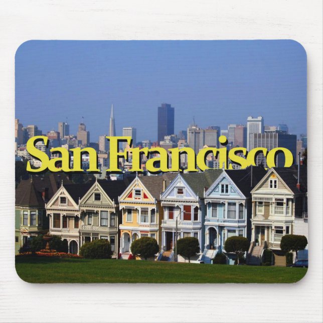 Sunny San Francisco w/ San Francisco in the Sky Mouse Mat (Front)