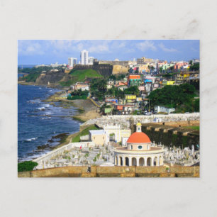 Sunny San Juan Puerto Rico Postcard