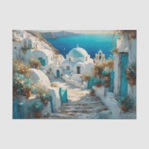 Sunny Santorini 2 Greek Decoupage Paper