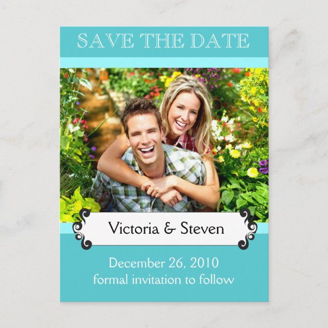 Sunny Save the Date Postcard (Front)