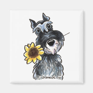 Sunny Schnauzer Classic Magnet