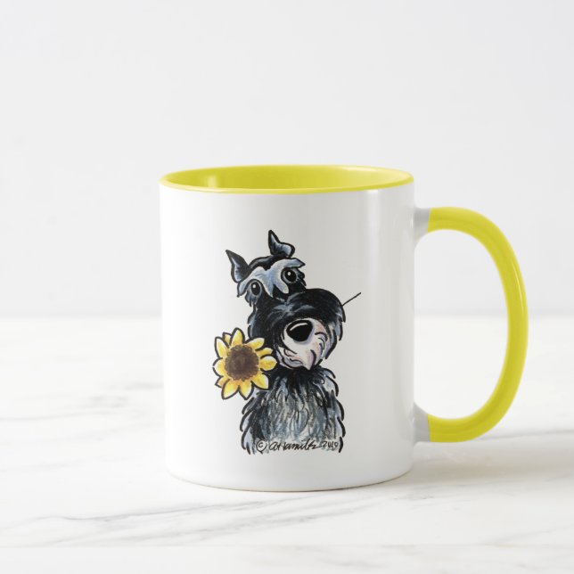 Sunny Schnauzer Classic Mug (Right)