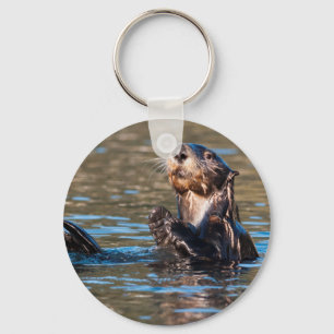 Sunny Sea Otter Key Ring