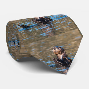 Sunny Sea Otter Tie