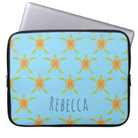 Sunny Sea Turtle Electronics Bag