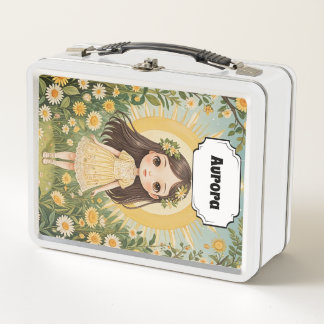 Sunny Serenade Personalised Metal Lunch Box