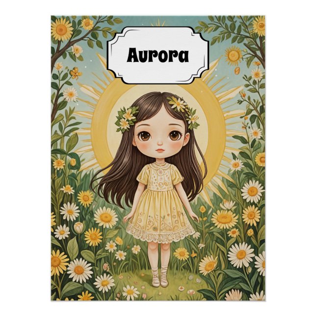 Sunny Serenade Personalised Poster (Front)