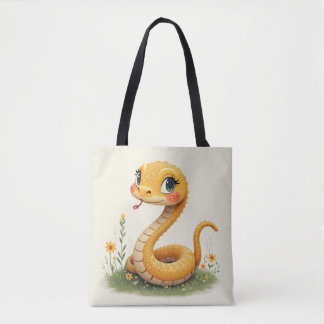 Sunny Serpentine Tote Bag