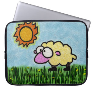 Sunny Sheep Laptop Sleeve