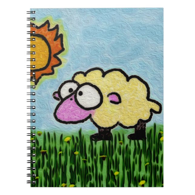 Sunny Sheep Notebook (Front)