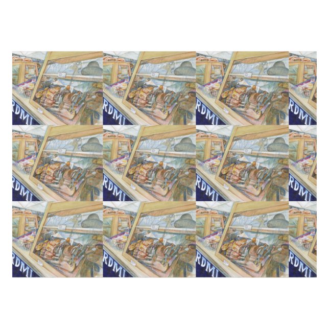 Sunny Side of Insanity Tablecloth (Front (Horizontal))