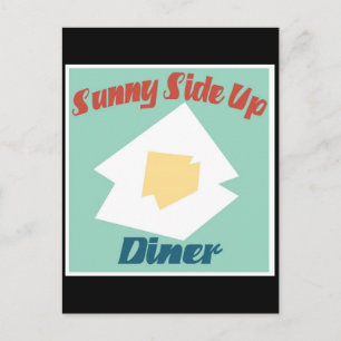Sunny Side Up Diner Postcard