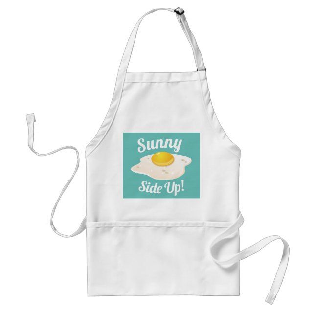 Sunny Side Up Fried Egg Breakfast Standard Apron (Front)