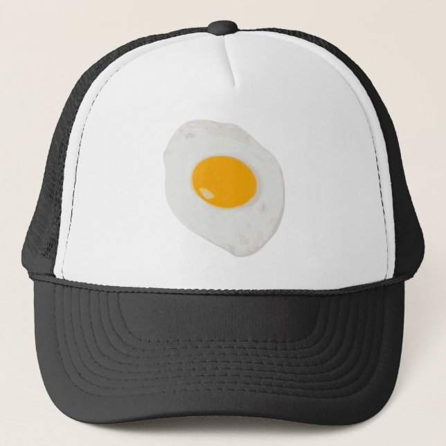 Sunny Side Up Fried Egg Trucker Hat (Front)