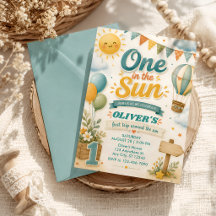 Sunny Skies Adventure First Birthday