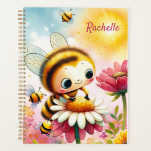 Sunny Smiles Customisable Bee-Themed Planner
