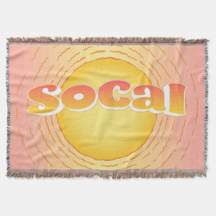 Sunny SoCal Throw Blanket