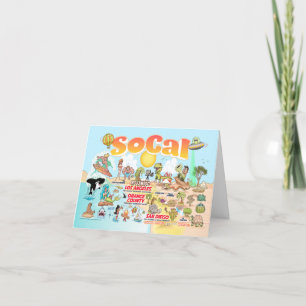 Sunny Southern California Holiday Card